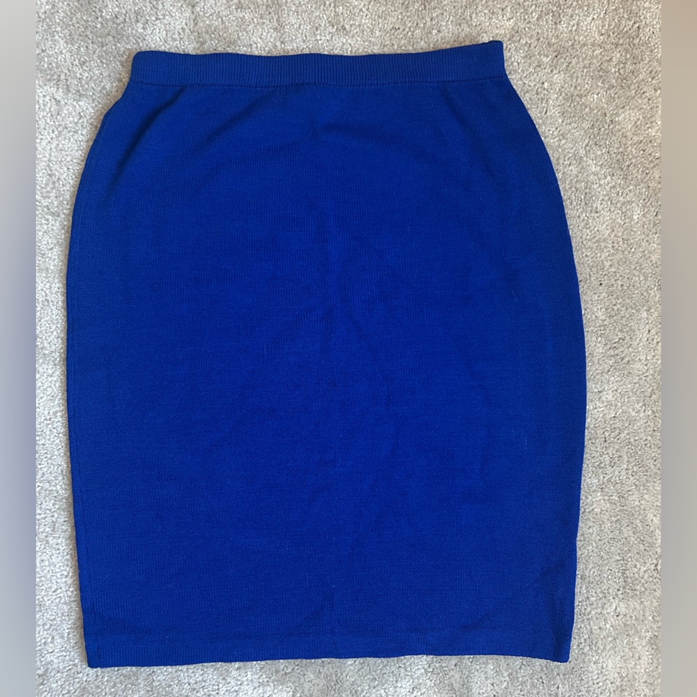St. John Blue Skirt